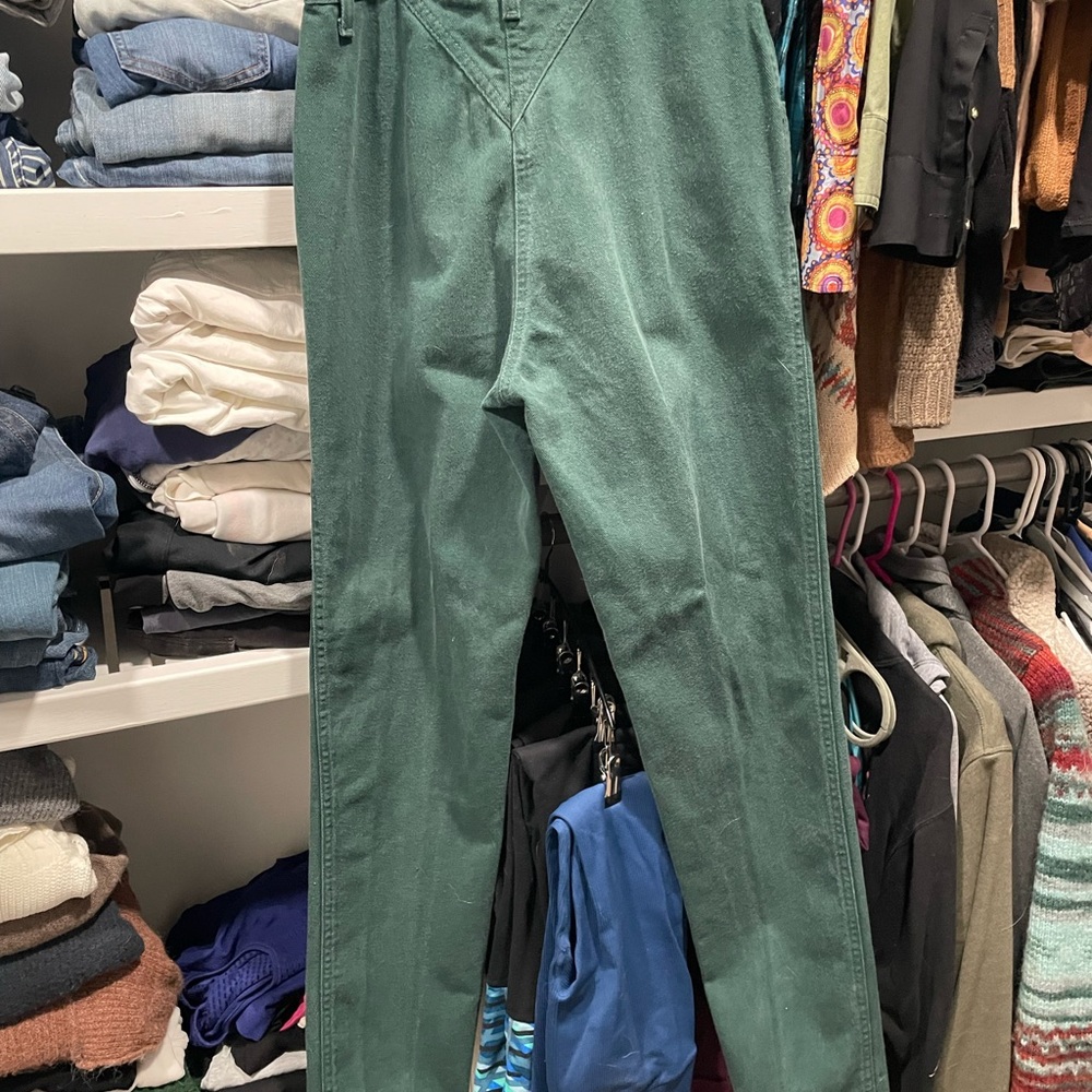 Rockies Green High Rise Jeans Straight Leg - Picture 2 of 5